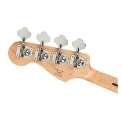 Squier Affinity Series Jaguar Bass H 4-String Right-Handed Electric Guitar with Maple Neck, Laurel Fingerboard, and 3-Ply Black Pickguard (Charcoal Frost Metallic) image 6
