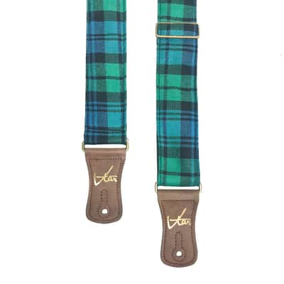 Vtar Vegan Guitar Strap - Campbell Tartan image 3