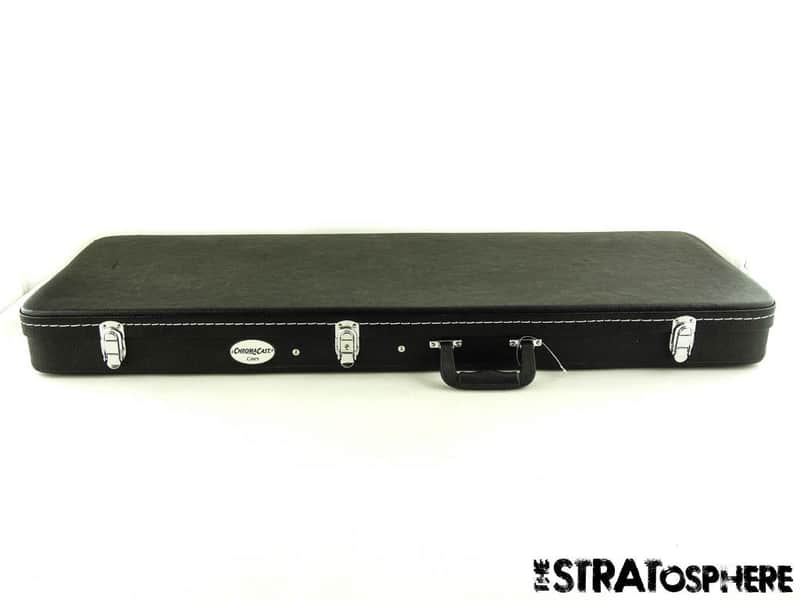 USED Chromacast Strat Tele BLACK HARDSHELL CASE Stratocaster Telecaster Guitar image 1