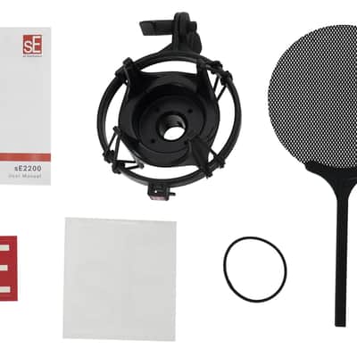 Se Electronics sE2200 Condenser Recording Microphone+Shockmount+Pop Filter image 6