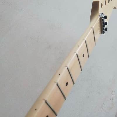 Strat Stratocaster Style Maple Wood Guitar Neck, 24 Frets Fingerboard, Locking Nut image 5