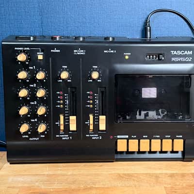 TASCAM Porta 02 Ministudio 4-Track Cassette Recorder - Black
