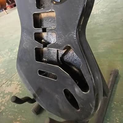 Black Poplar Wood Guitar Strat Style Body DIY Project image 5