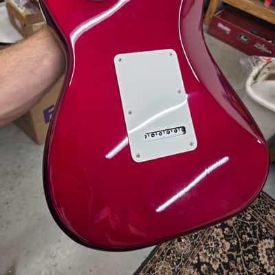 Fender Jimmy Vaughn Partscaster Strat W/ Highway 1 Neck & Kinman PUs - 2006 - Candle Apple Red W/ HSC (C016-26) image 16