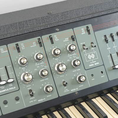 1976 Roland SH-5 44-Key Monophonic Analog Synthesizer with Cover and Manual image 4