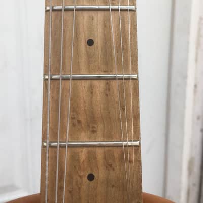 Ernie Ball Music Man Albert Lee SSS- Birdseye Maple- Pearl Orange-Hardcase image 8