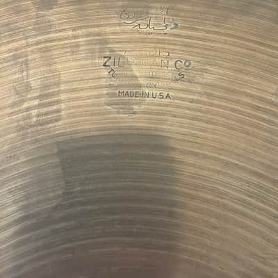 Zildjian Avedis 12” Transition Stamp (1950s) Pair Hi-Hat Cymbals image 12