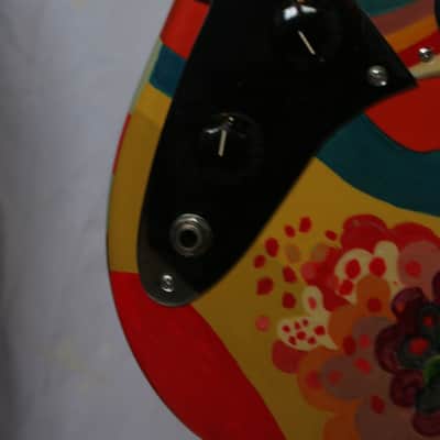 USA Custom Guitars Jack Bruce Fool Bass VI replica clone 2008 Psychedelic Left Handed image 7
