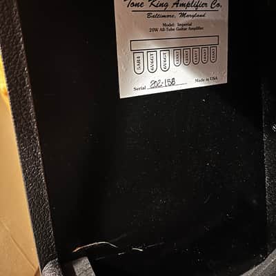 Tone King Imperial 20th Anniversary 1x12 Guitar Combo 2010s - Cream image 3