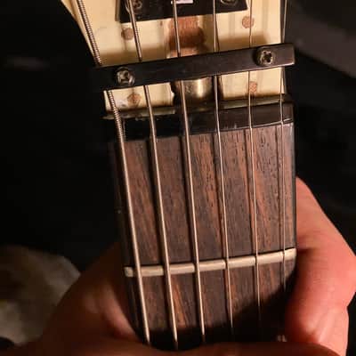 C. 1984 Washburn HM80 Kahler In White W/ Multiply Binding! W/ OHSC! So Metal!! image 9