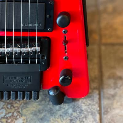 Steinberger Spirit GT-Pro HSH Electric Guitar in Hot Rod Red w/ Steinberger Bag image 10