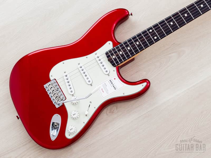 2023 Fender Heritage ‘60s Stratocaster Candy Apple Red Lacquer, Near-Mint w/ Tags, Japan MIJ image 1