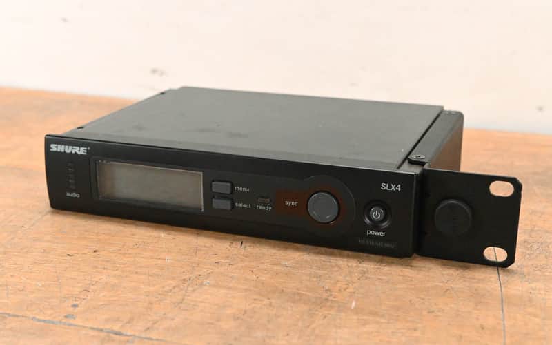 Shure SLX4 Wireless Receiver - H5 Band: 518-542 MHz (NO POWER SUPPLY) CG01SDU image 1