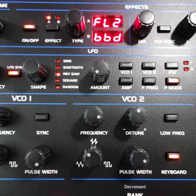 Dave Smith Instruments OB-6 Desktop 6-Voice Polyphonic Synthesizer 2017 - Present - Black image 5