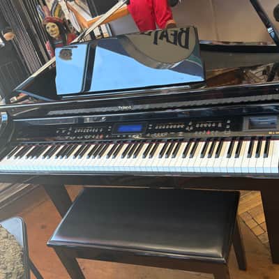 Roland KR-777 Mini-Grand Digital Piano 1996-2001 - Black Gloss image 14