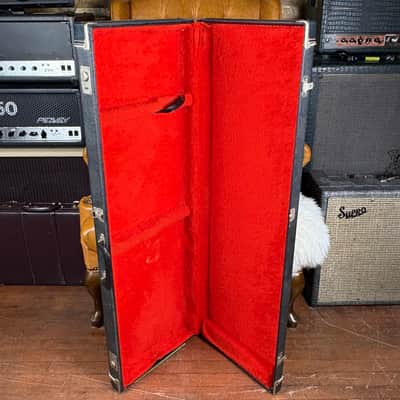 1970s-1980s Fender Mustang Musicmaster Lead I II III Vintage Black Tolex Hardshell Case! image 3