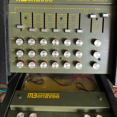 m3 emthree Tape Echo Combo (Minimax Mixer, Echo and Power) Mid 70s to mid 80s image 2