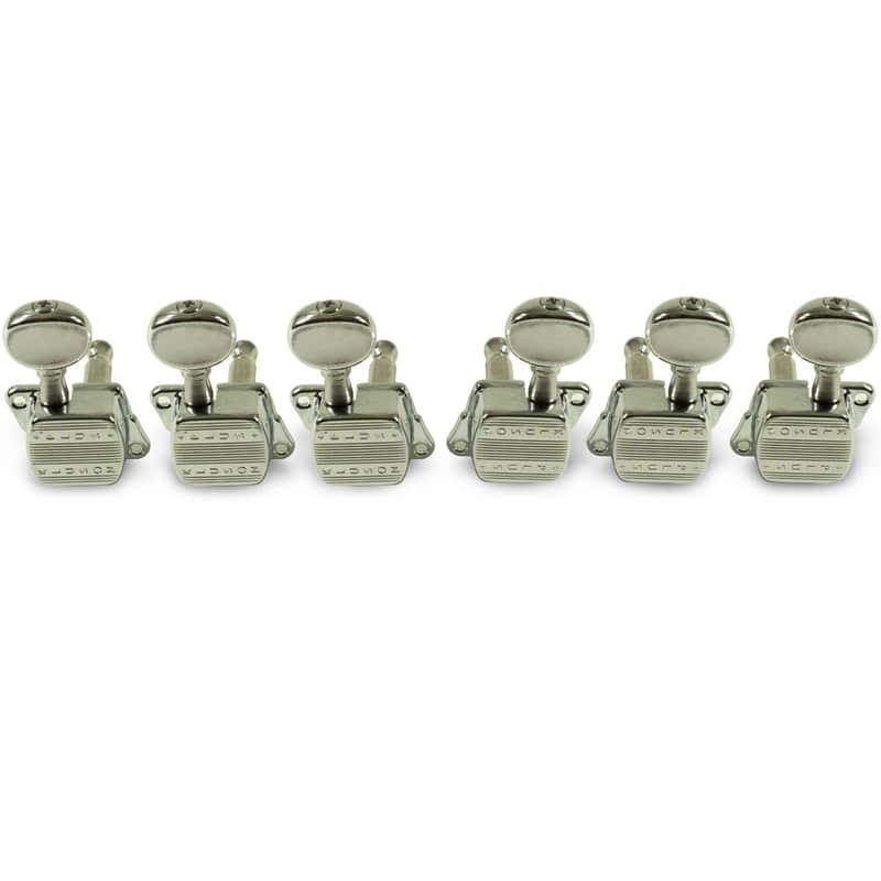 Kluson Plus Series 3 Per Side Tuning Machines Chrome Upgrade for your Epiphone and Squier Guitar image 1