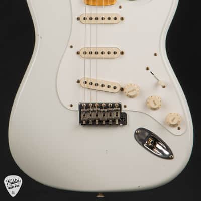 Fender Custom Shop Limited Edition 1956 Stratocaster Journeyman Relic - Desert Tan/Custom Shop NAMM Event Instrument #188 #CZ589378 image 3
