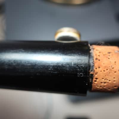 Vintage 1930s Buffet Crampon & Cie Clarinet Buffet LP Low E Made In Paris France Straight Clarinet Straight Wood Original Case image 14