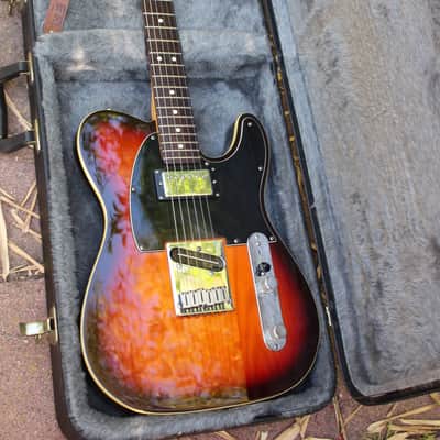 1997 Fender Telecaster Plus V2 USA Deluxe American Tri-Burst w/ Lollar Imperial Pickups & Original Lace Sensor Pickups/Electronics plus TKL Hardshell Case image 3