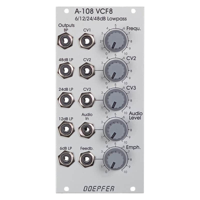 Doepfer A-108 Eurorack 6/12/24/48dB Low Pass Filter Module image 1