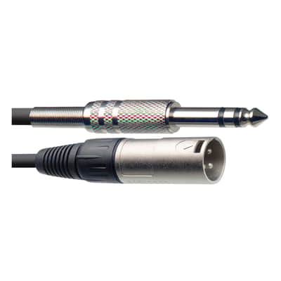 Stagg SAC6PSXM 1/4" TRS Jack - XLR Plug Cable (6M) image 1