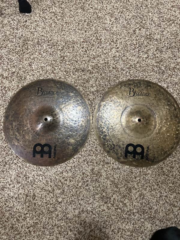 Meinl 14" Byzance Vintage Hi-Hat (Pair) Excellent Condition 1215g Top 1435g Bottom image 1