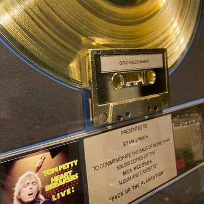 Stan Lynch Tom Petty and The Heartbreakers, RIAA, Pack Up The Plantation, Gold Record (#23) image 4