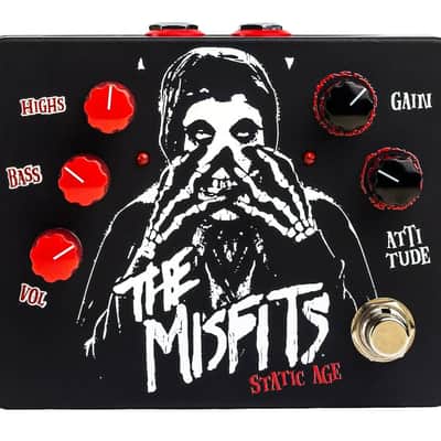 Misfits Static Age Collectible Electric Guitar Pedal (Black Fiend Skull Edition) image 1