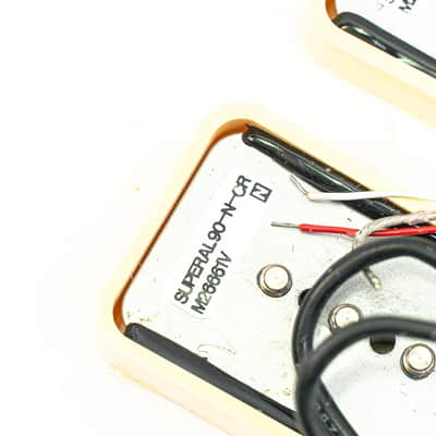 P90 Soapbar Pickup Set – Neck & Bridge (Cream, Korea-Made, New) image 6