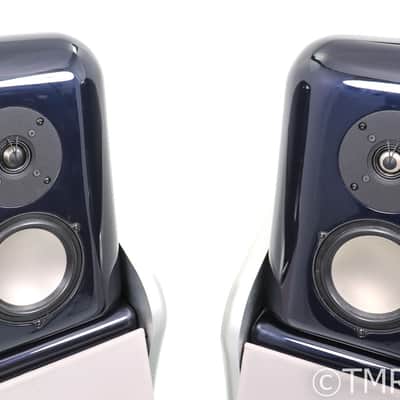 Revel Ultima Studio Floorstanding Speakers; Studio1; Silver & Blue Pair image 6