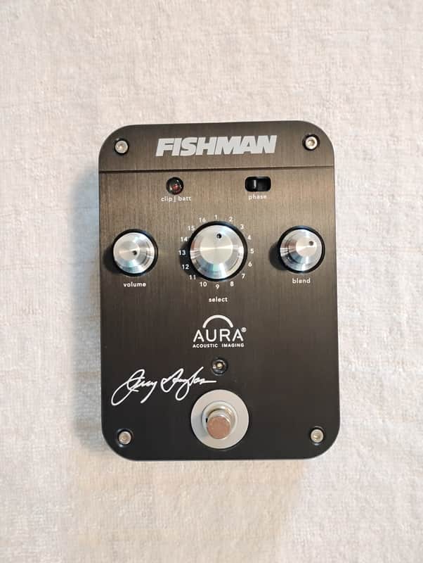 Fishman PRO-AIP-JD1 Jerry Douglas Aura Acoustic Imaging Pedal for Resonator 2010s - Black image 1