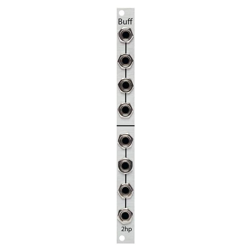 2hp Buff Eurorack Buff Mult Module (Silver) image 1