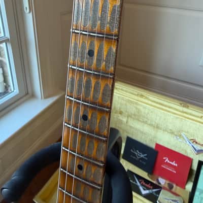 2025 Fender Custom Shop '57 Telecaster Super Heavy Relic LR25 Limited Edition - Aged Dirty White Blonde image 7