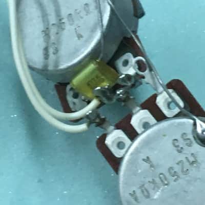 1989 Fender Japan MIJ FujiGen Loaded Strat Flat Pole Pickups Full Wiring Harness image 5
