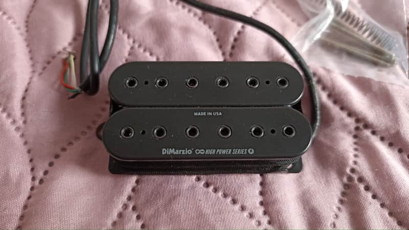 DiMarzio DP100BB Super Distortion Humbucker 2010s - Black/Blue image 1