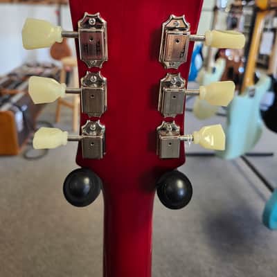 Used 2021 Epiphone Limited Edition 1959 Les Paul Standard w/ Neck Repair and Upgraded Pickups - Aged Honey Fade w/ Case image 14