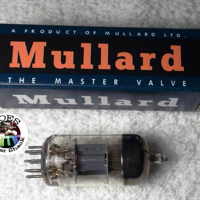 60s Mullard 12AT7 Blackburn Britain Smooth Plate Tube, Like New Super Strong Rate 6000/6000=104% #058 image 3