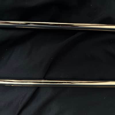 Bach 42BO Stradivarius Series Tenor Trombone with Open Wrap F Attachment Standard Rotor Valve - Clear Lacquered Brass image 12