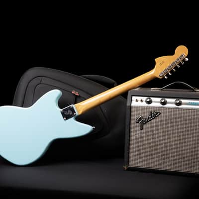 Fender Jagstang Kurt Cobain 2001 - daphné Blue image 4