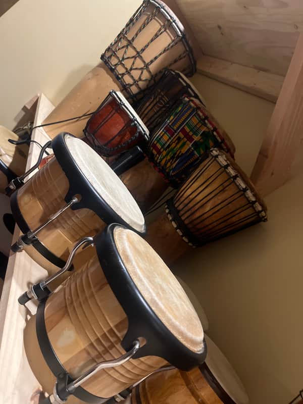 Bongo Drum Bongo Drums 2024 - Wood image 1