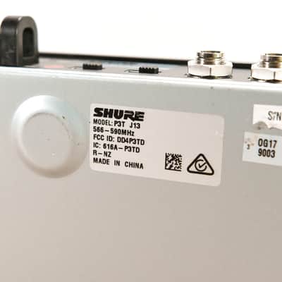Shure P3T-J13 PSM300 Wireless Transmitter - J13 Band (NO POWER SUPPLY) CG01YFA image 10