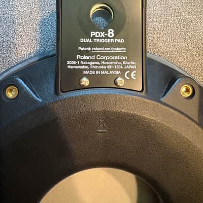 Roland PDX-8 V-Drum 10" Dual-Trigger Mesh Snare Drum Pad 2006 - Present - Black image 3