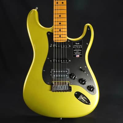 Fender American Ultra II Stratocaster HSS Maple Fingerboard Solar Flare 557 image 9