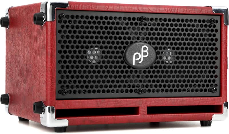 Phil Jones Bass Compact 2 2 x 5-inch 200-watt Bass Cabinet - Red image 1