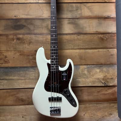 Fender American Pro II J-Bass RW Olympic White w/case image 4