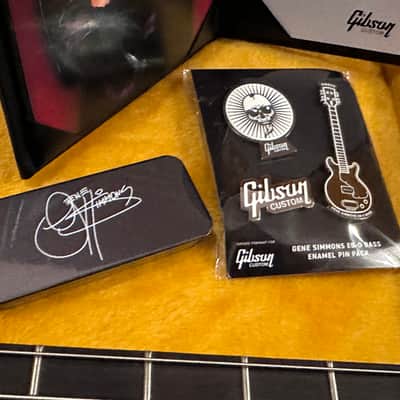 Gibson Gene Simmons Signature EB-0 2023 - Ebony Custom Shop - KISS Demon MIB image 14