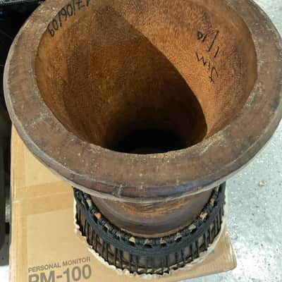Djembe large 12" skin head 24" tall w/soft bag image 5
