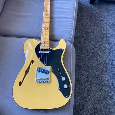 Fender Britt Daniel Telecaster Thinline 2019 - Present - Amarillo Gold image 1
